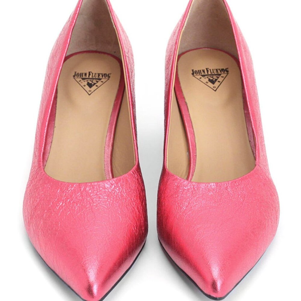 Fluevog Effortless family "Bebe" in metallic pink, size 7 - Picture 14 of 14